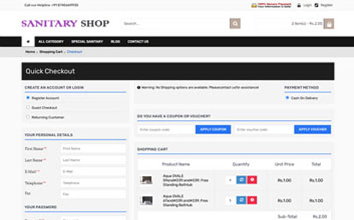 Sanitary Shop
